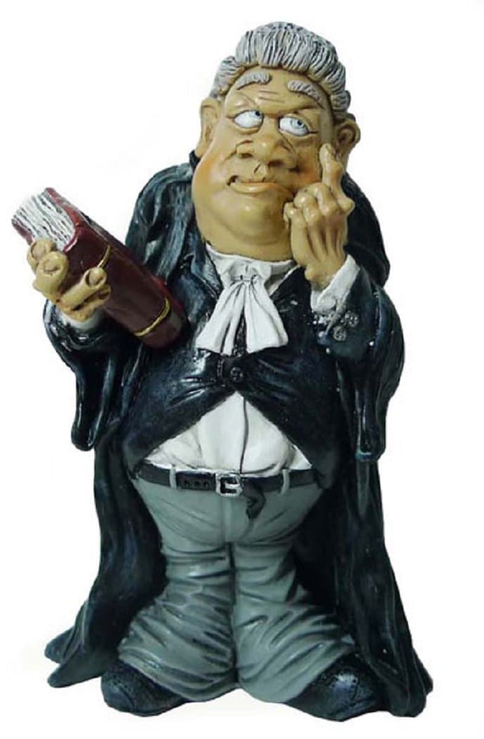 Resin figurine GIUDICE 15 cm