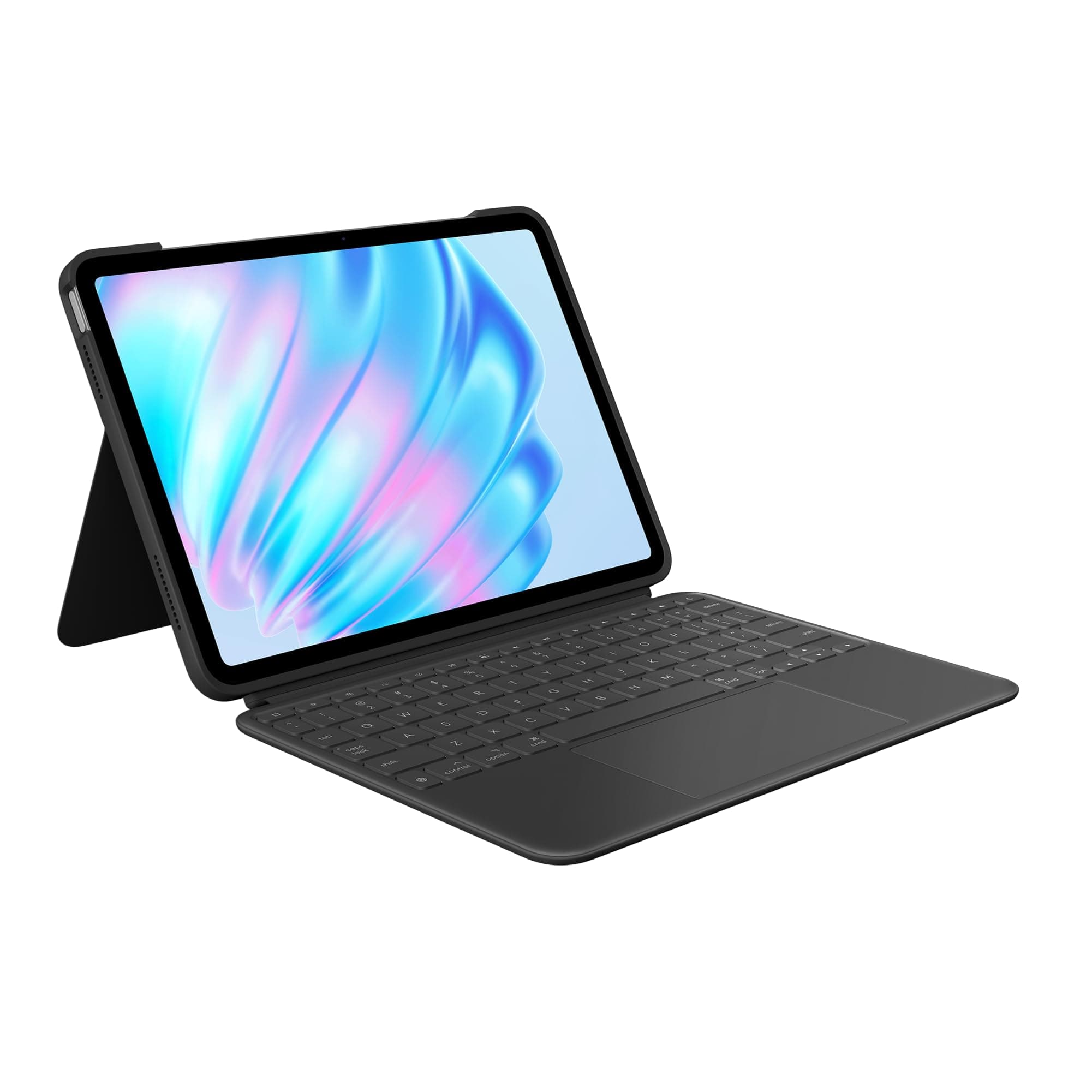 Combo Touch iPad Air 11-inch (M2, M3 & M4), iPad Air (5th gen) Keyboard Case - Detachable Backlit Keyboard with Kickstand - Midnight Black