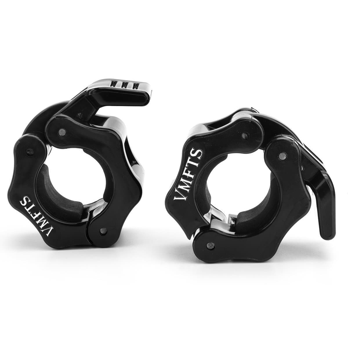 VMFTS 1 inch Barbell Collar Dumbbell Collars Quick Released Barbell Locking Collar Clamps s for Weightlifting Pro Crossfit Training