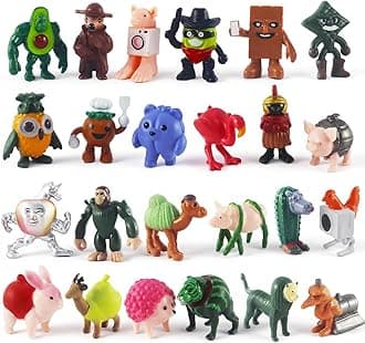 Italian toy Brainrot Action Figures Set,Funny Collectible Figures for Kids & Adults,Tralalero Tralala-Inspired,Creative Shark,Monkey and More Toys,Safe Gifts for Fans Ages 6+ (H-24PCS)