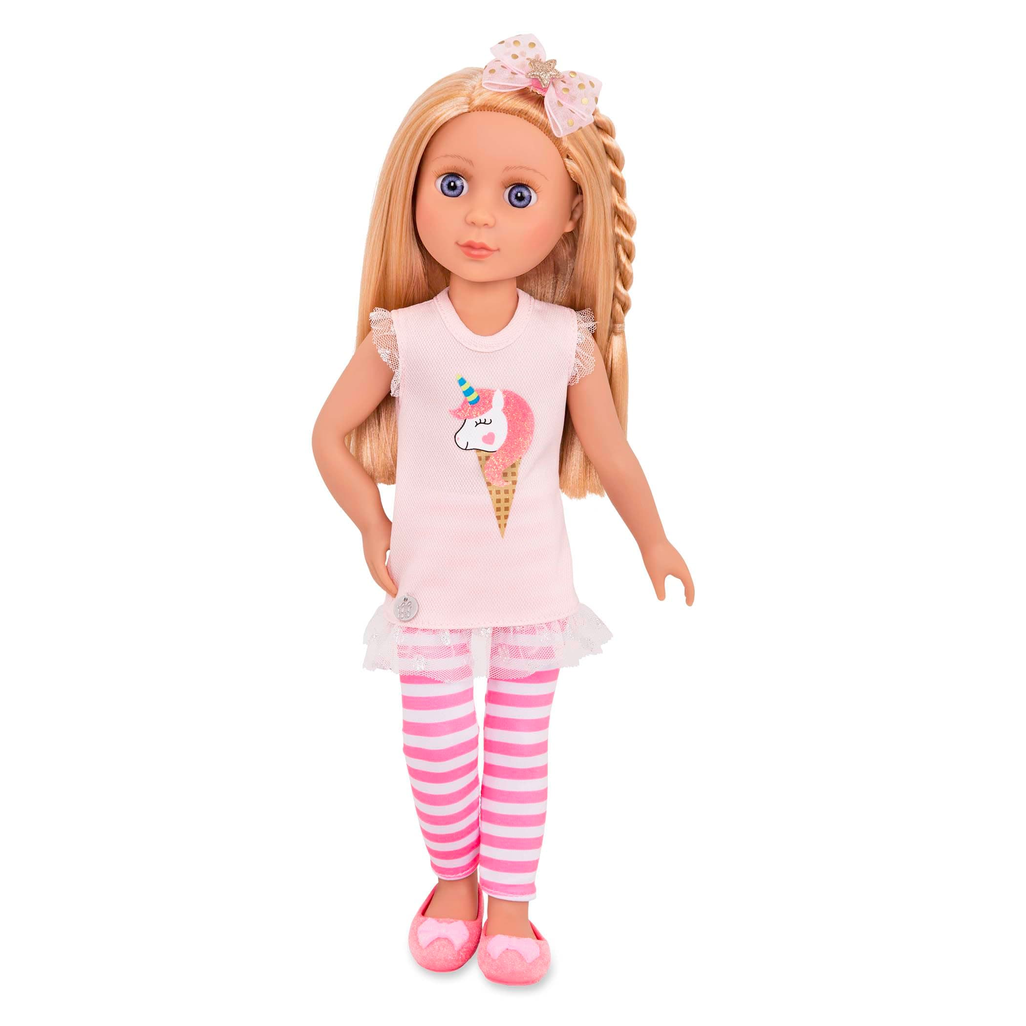 Sparkly Girls Poseable Doll - Lacy