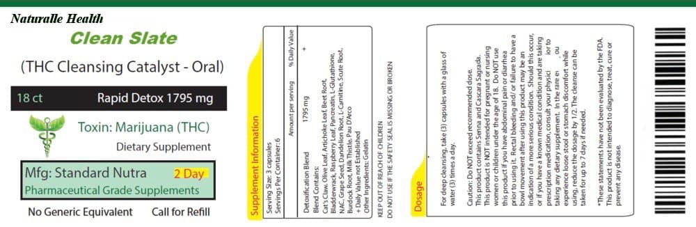 Natural THC 2 Day Cleanse Remover Detox Flush