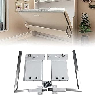 Wall Beds & Murphy Beds Kit - DIY 1.2M Murphy Wall Bed Mechanism Hardware Kit for Space-saving in Home/limited Rooms like Loft, Bachelor Apartment, Modern Hotel
