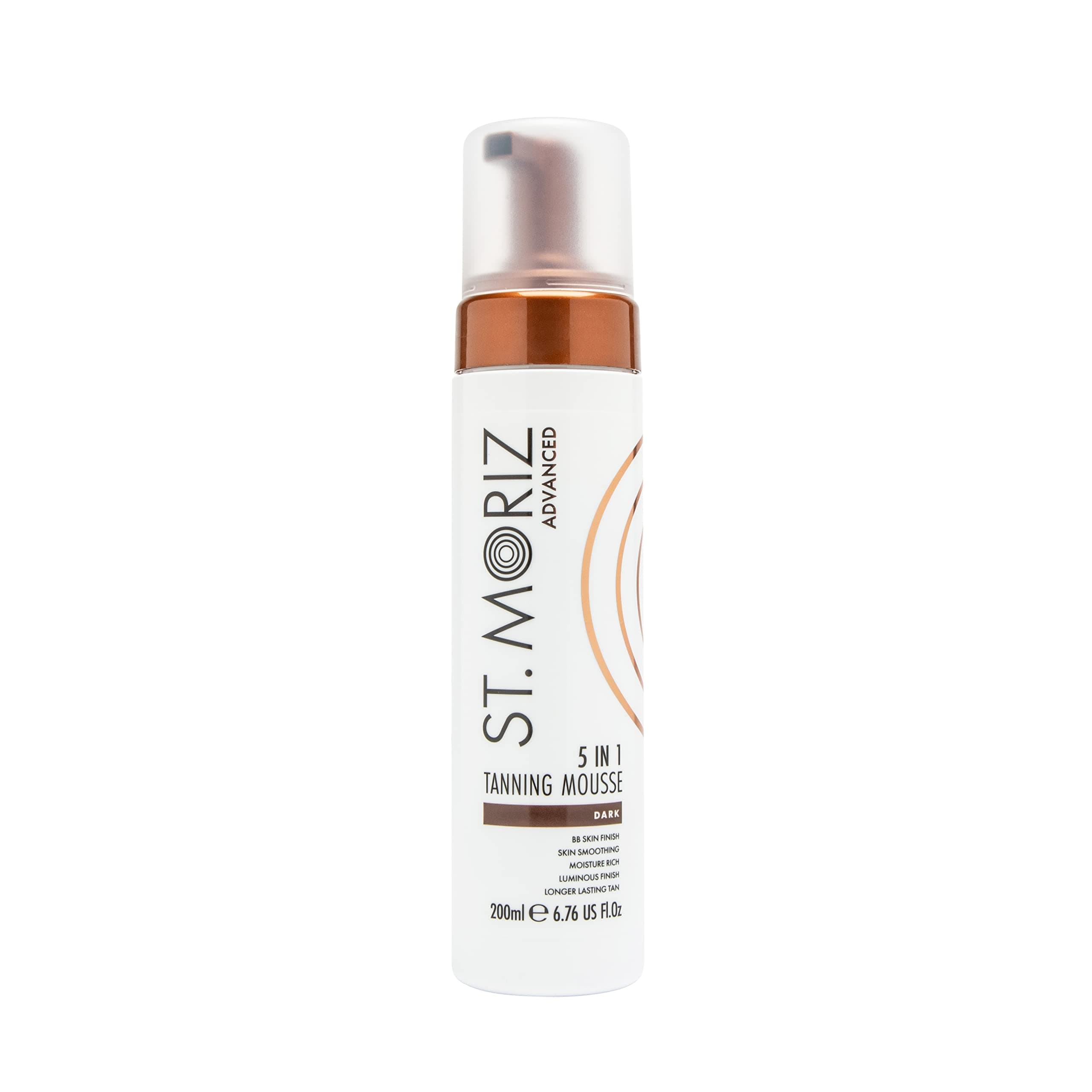 St. Moriz Advanced Pro Formula 5-in-1 Self Tanning Mousse, 200ml, Dark