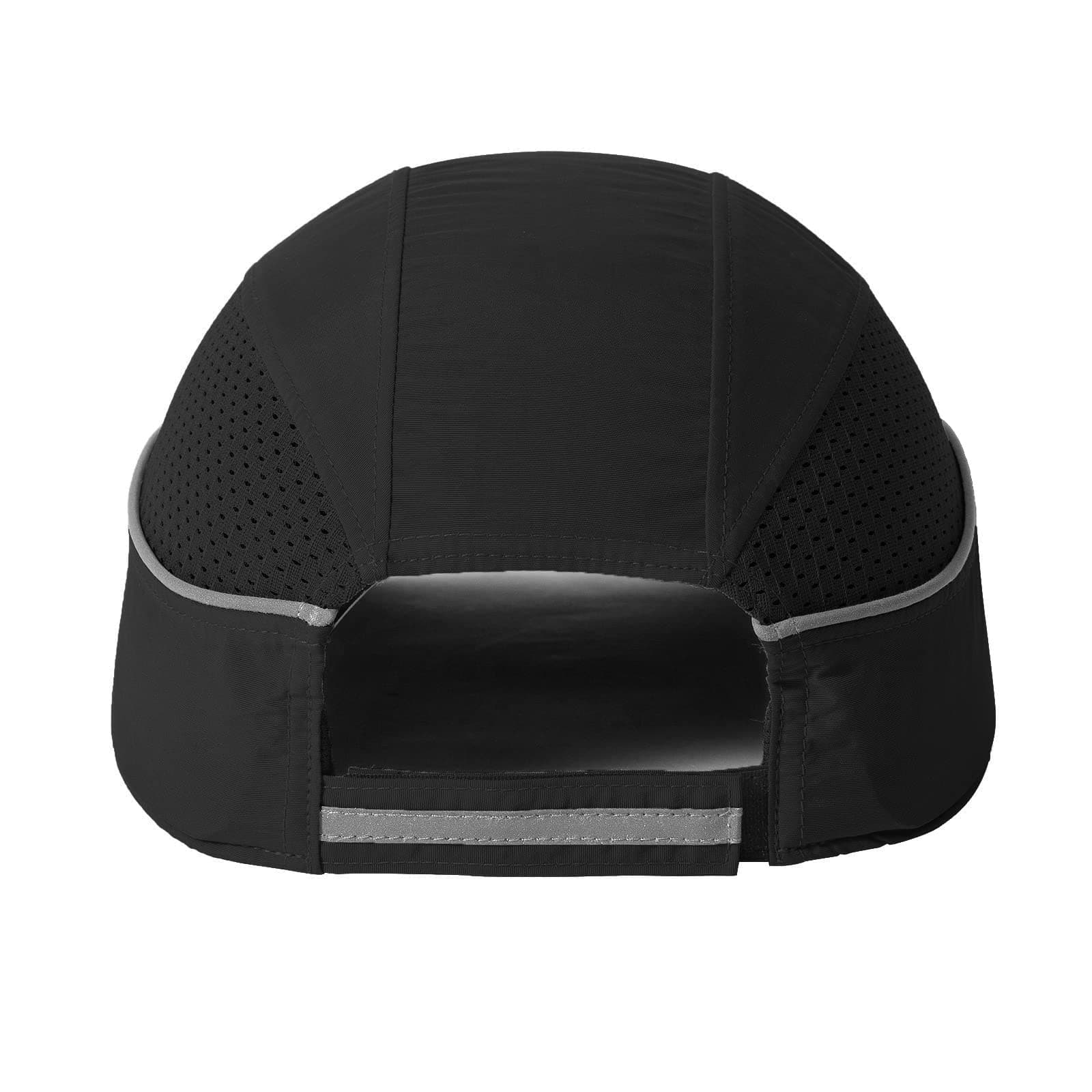 Lightweight Safety Bump Cap - Breathable Baseball Style Protective Hat with Reflective Stripes