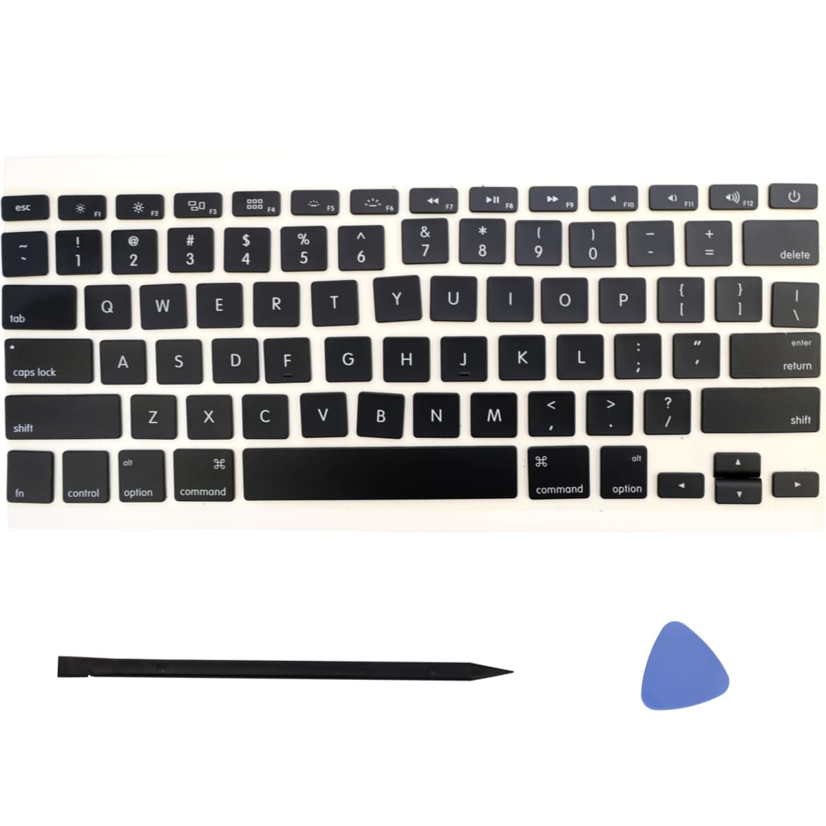 Replacement US Keyboard Full Set of Keycap Keys and Tool Applicable for MacBook Pro 13" / 15" Retina Model A1425 A1502 A1398 2012-2015 Year for MacBook Air 13" Model A1369/A1466 2011-2017 Year (AP11)