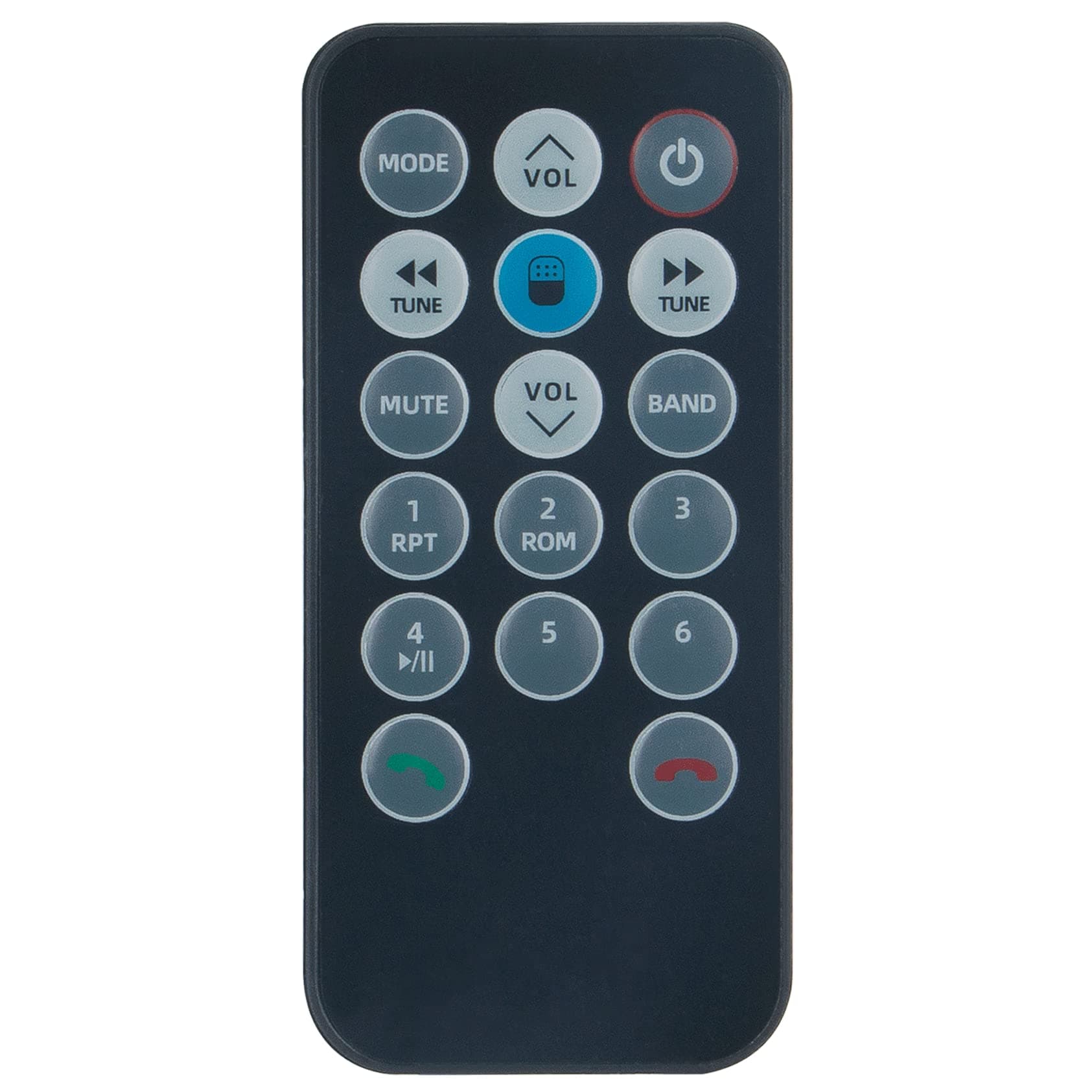 Replacement Remote Control fit for Dual Car Multimedia Player XDCP97BT XDCPA9BT QSG-0709 DMCPA79BT Axxera ACPM6628BT