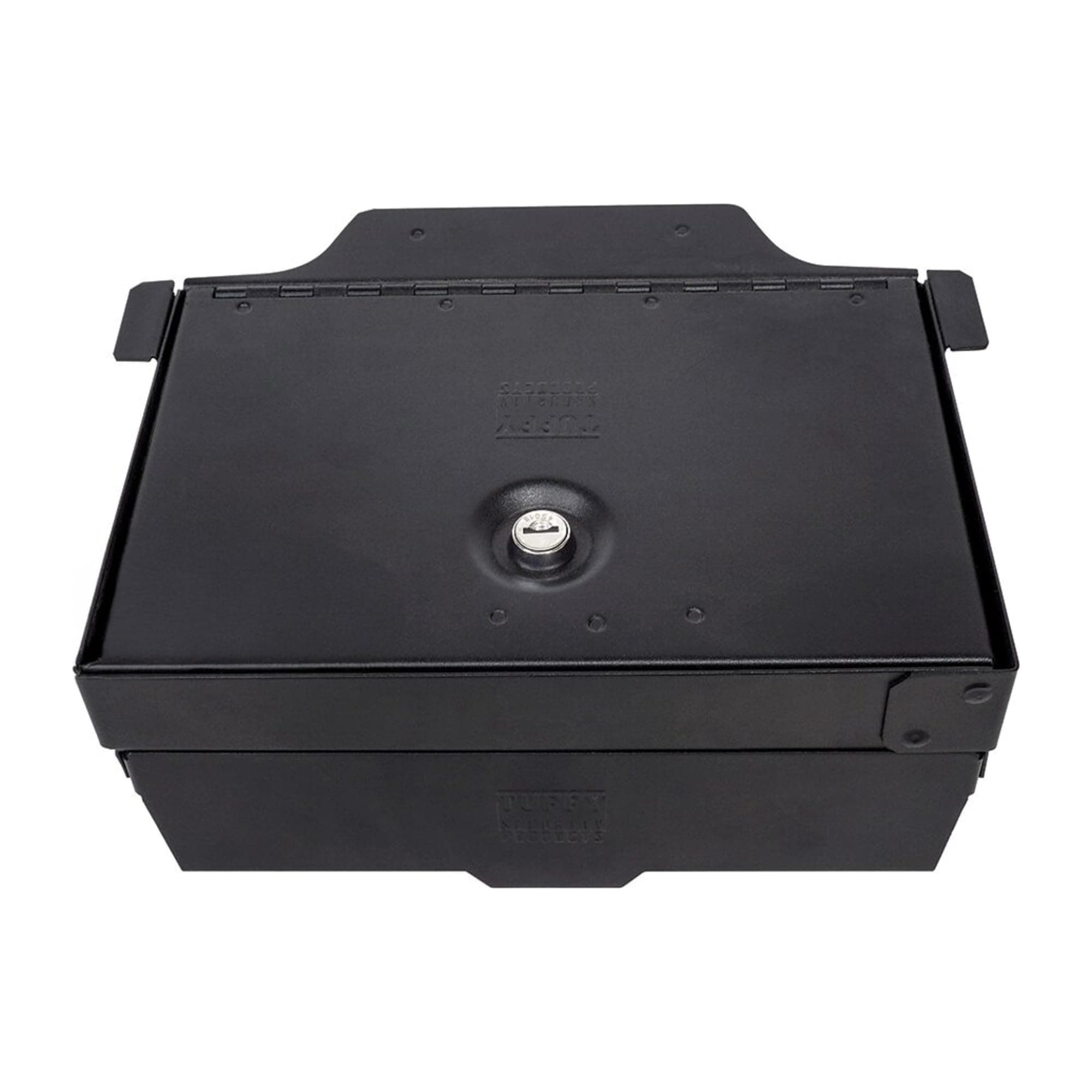 Tuffy Security Products Console Safe - '19-22 Ram 1500/2500/3500; w/Fixed Floor Console; w/o Sliding Console Trays with Cup Holder Lids
