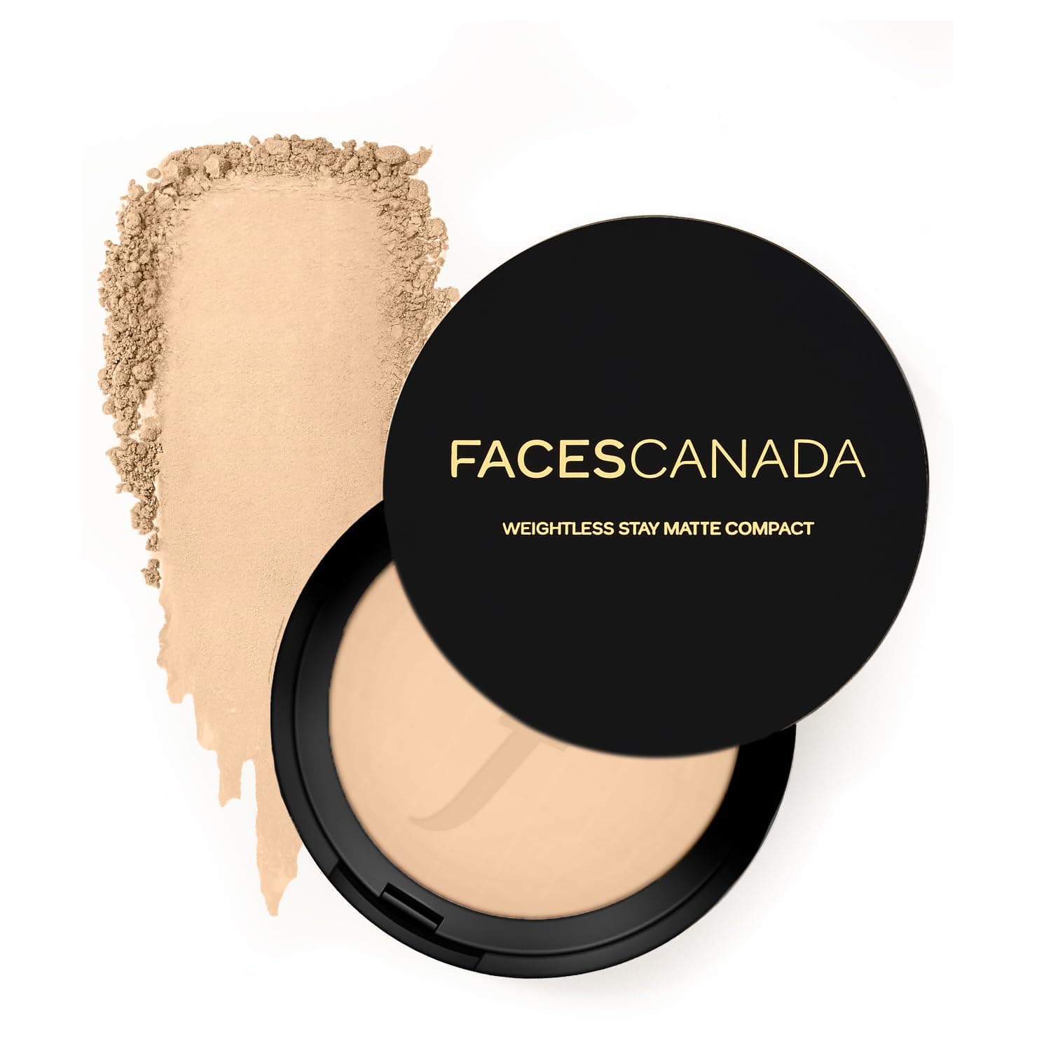 Faces Canada Weightless Stay Matte Compact (Vitamin E & Shea Butter, Spf-20 Natural 02,9g)