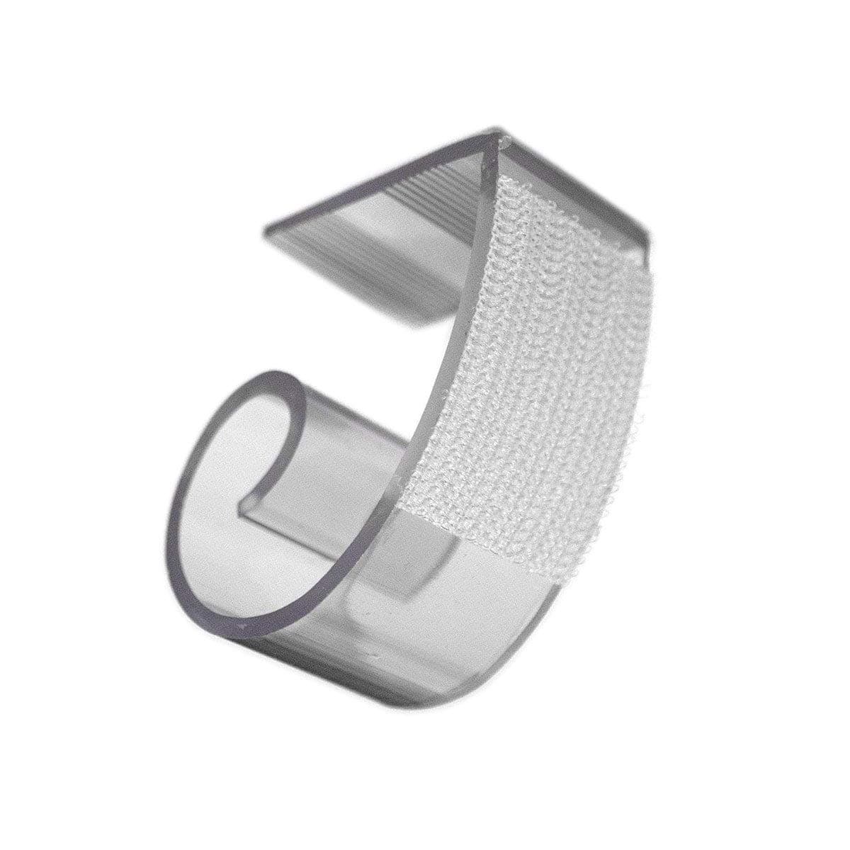 Clear Hook Table Skirting Clips (SMC) for 2in to 2 and 1/8in Table Edge - 50 Pack