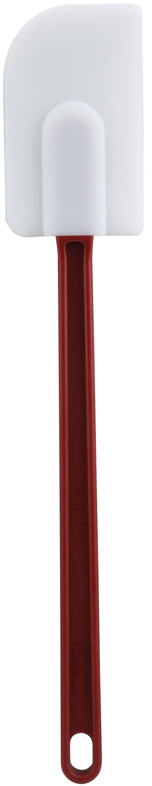 Flat Silicone Spatula, 16-Inch White, Medium