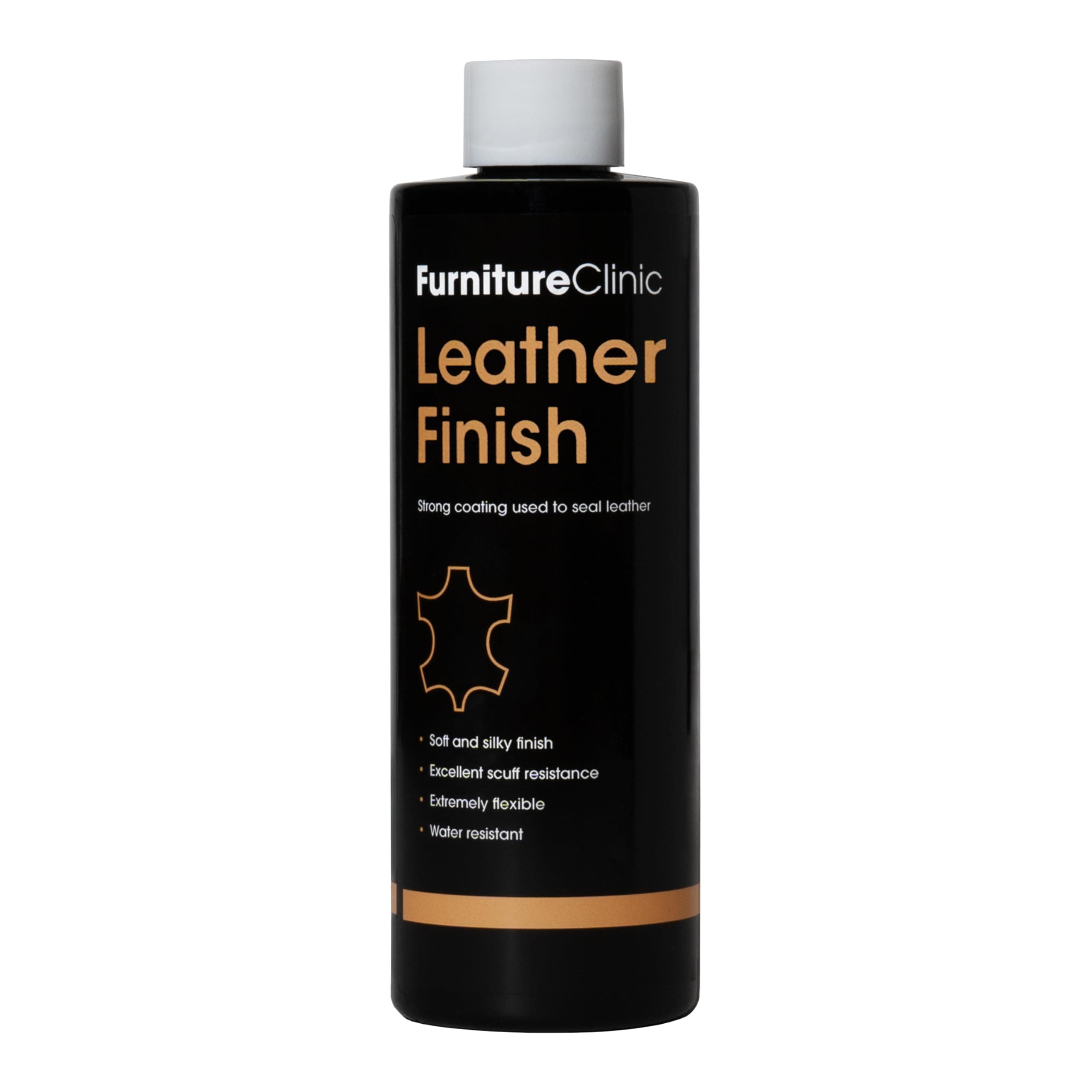 Leather Sealant - 250ml, Gloss Finish. Suitable for Leather Sofas, Car interiors, Handbags, Furniture & More