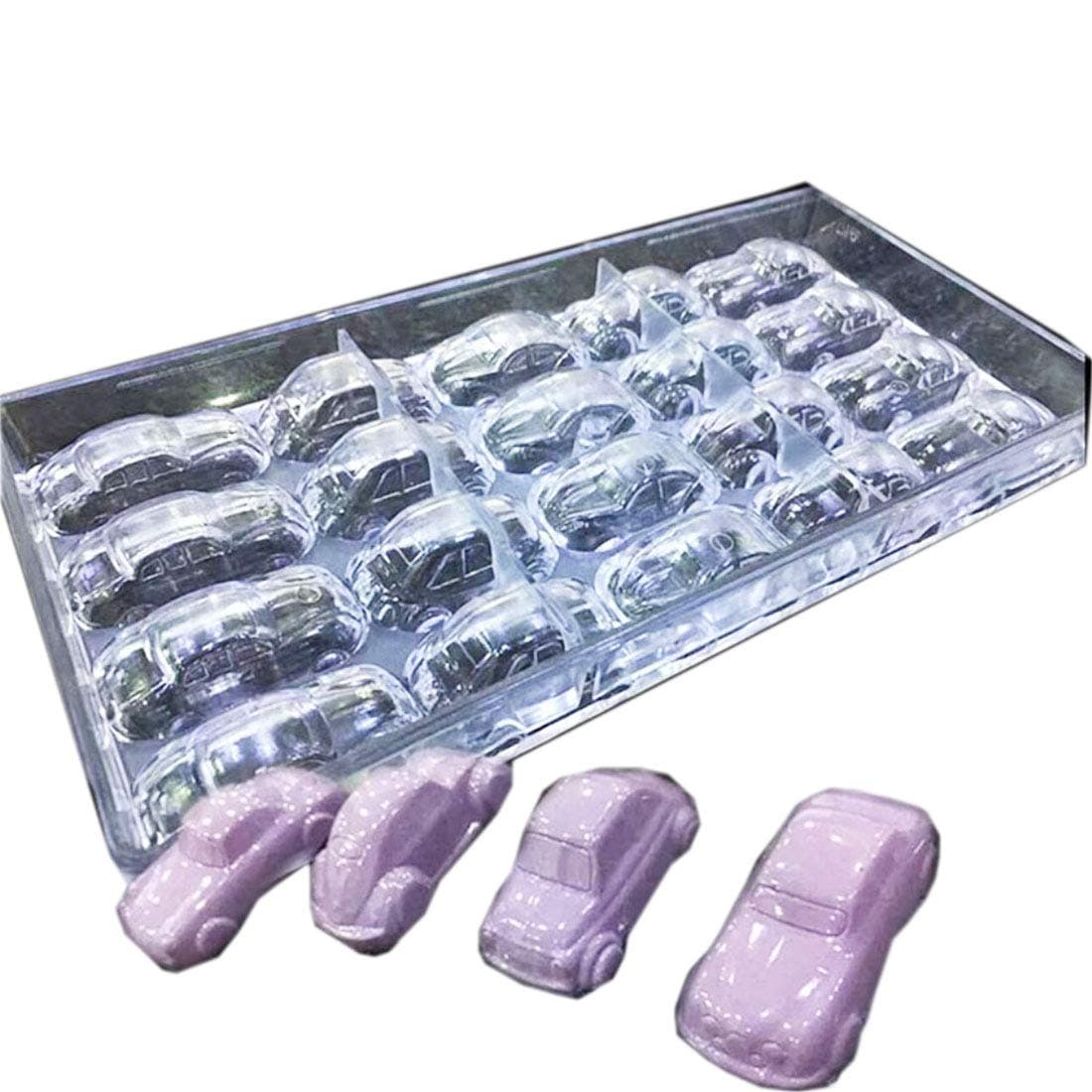 Polycarbonate Chocolate Mold DIY Handmade Chocolate Candy Mould Pastry Tools Bakeware 5 style cars (19392)