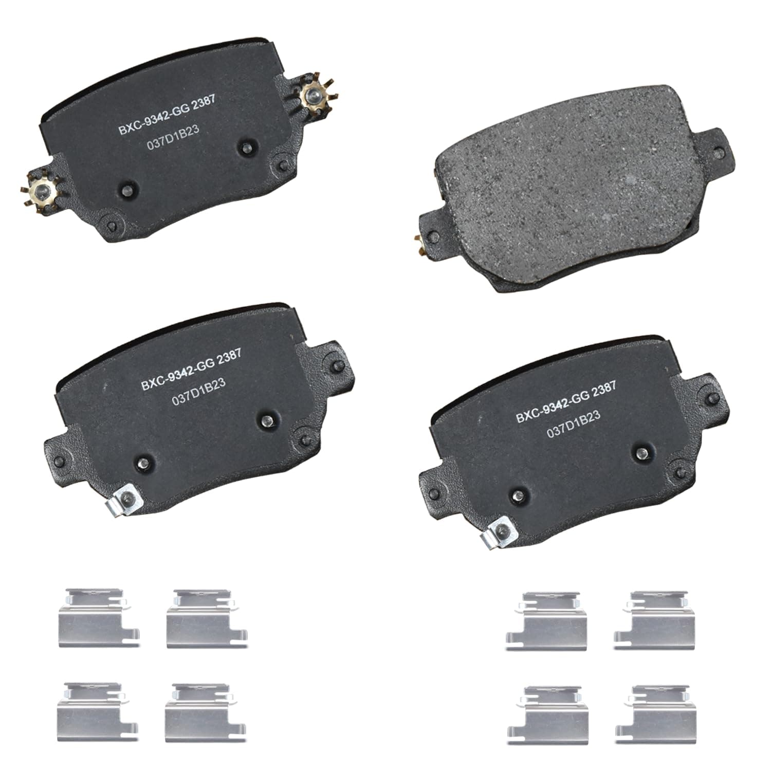Bendix Premium SBC2387 Ceramic Rear Brake Pads for Tesla 3 2021