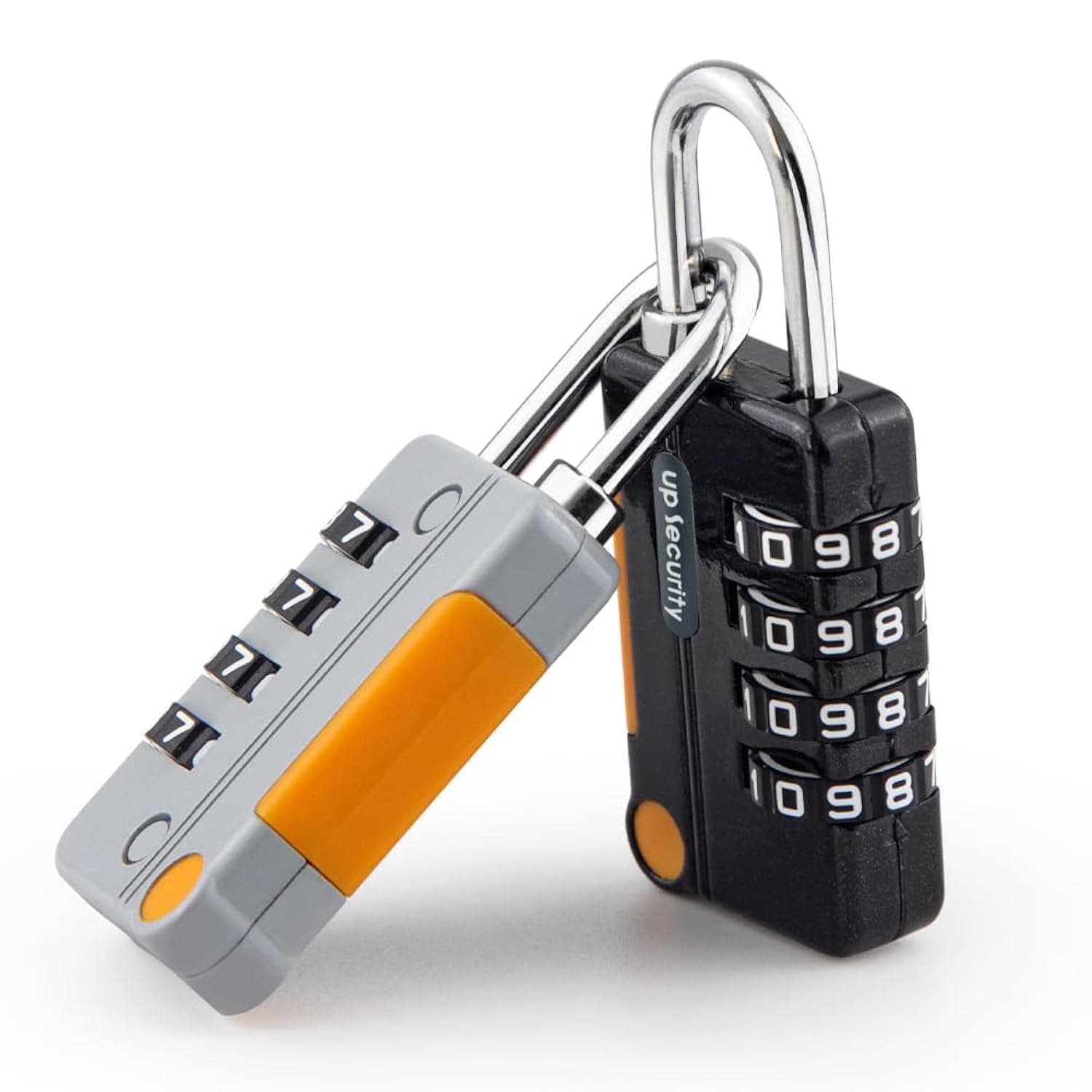 SUCITY 2 Pcs Luggage Combination Locks with High Security, Gym Locks with Use Easily, Travel Padlocks with Strong Structure