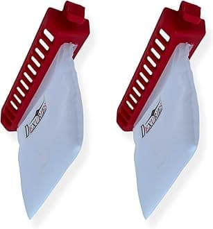 Washing Machine Lint Filter for Whirlpool Semi Automatic | Dust/Waste Collector Filter Net Jali Bag (Match Size 12.2 cm x 3 cm, Red, Set of 2)