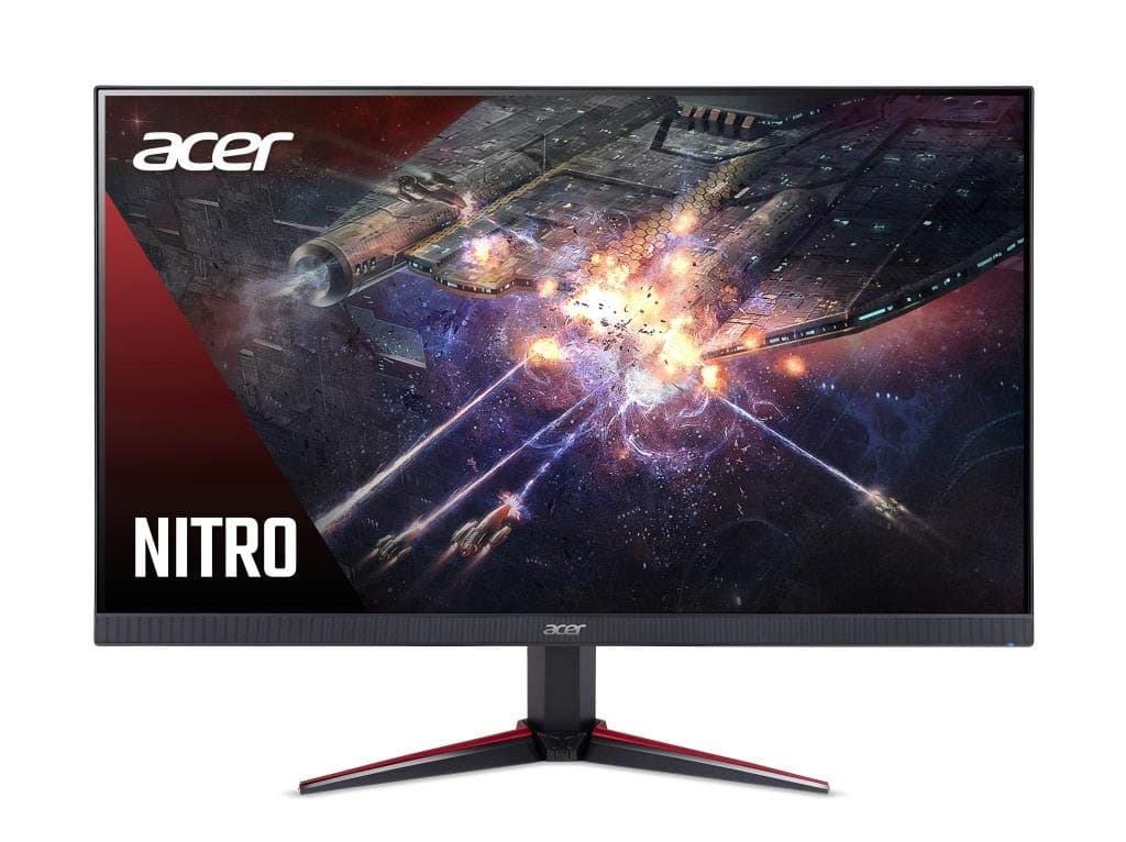 acer Nitro IPS 23.8 inches Full HD LED 1920 x 1080 Pixels 1MS VRB 144 Hz Gaming Monitor 250 Nits AMD Radeon SYNC Technology 2 X HDMI 1 X Display Port HDR 10 Ready VG240YP (Black)