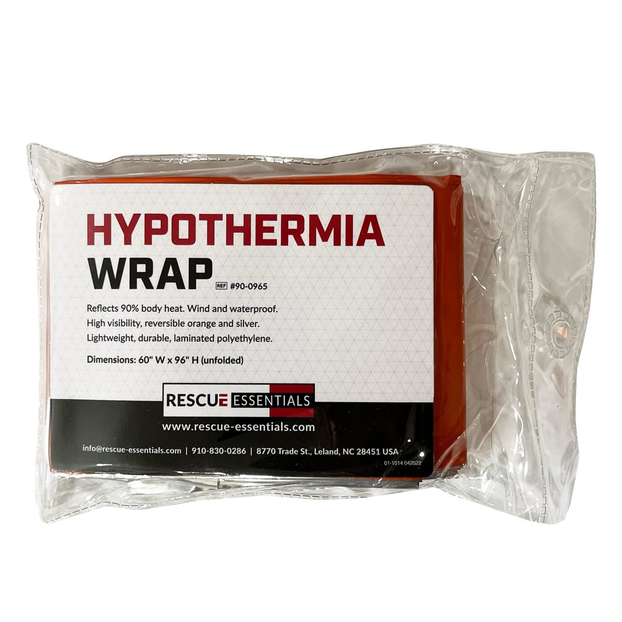 Rescue Essentials Hypothermia Wrap Blanket