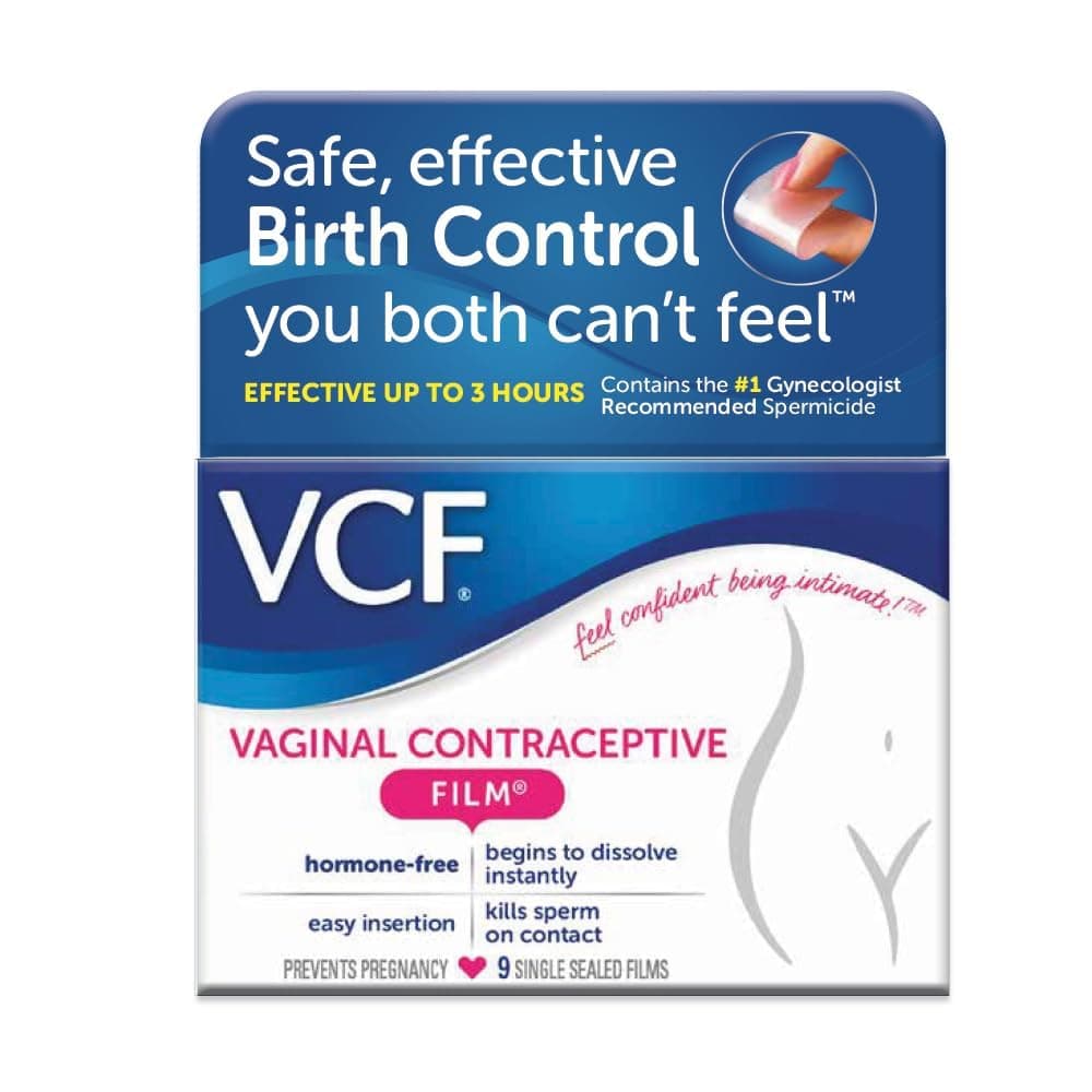Vaginal Contraceptive Single Sealed Films - 9 Ea