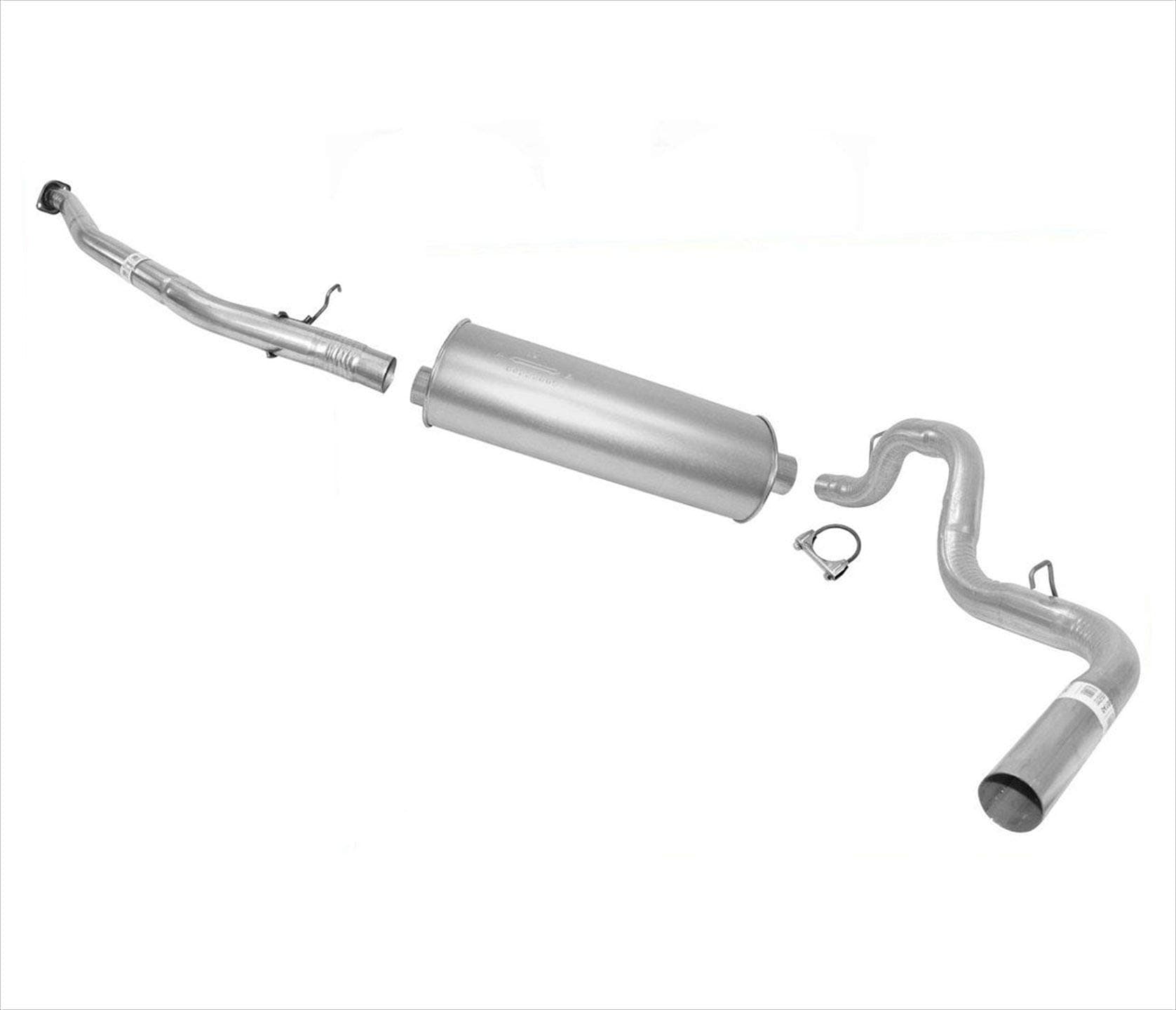 Muffler Exhaust Pipe System Replacement For GM 1999-2006 Silverado 5.3 Only With 143.5" Wheel Base