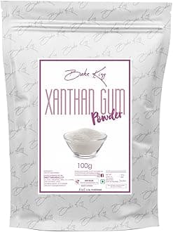 Xanthan Gum Powder 100grms |Thickening, Binding Agent and Stabilizer | Best For Soup, Ice Cream, Muffins