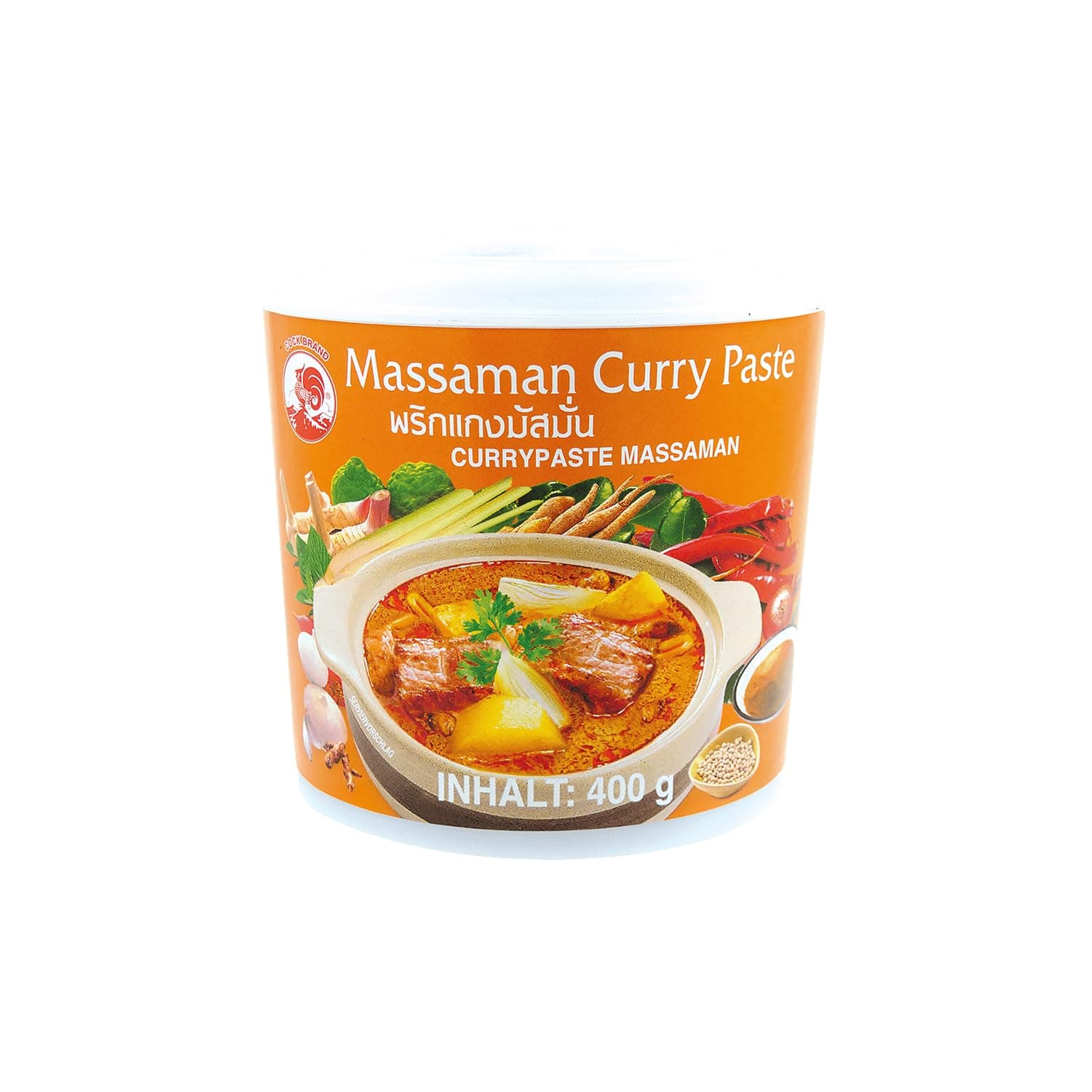 Cock Brand - Thai Matsaman Curry Paste - 14 Oz