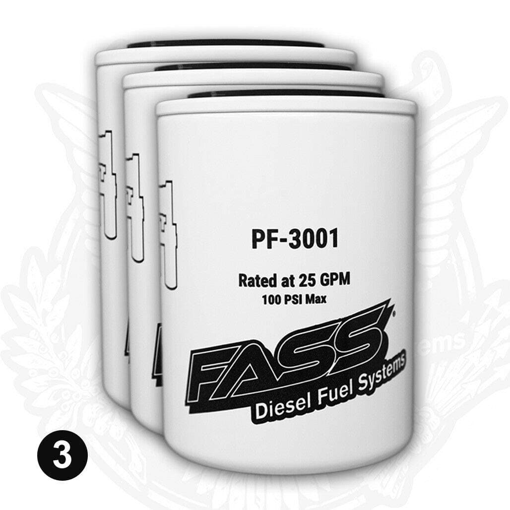 Fuel Systems Fleet Filter Pack; Fuel Filter & Water Seprator Pack Of 6 | (3) XWS-3002 | (3) PF-3001