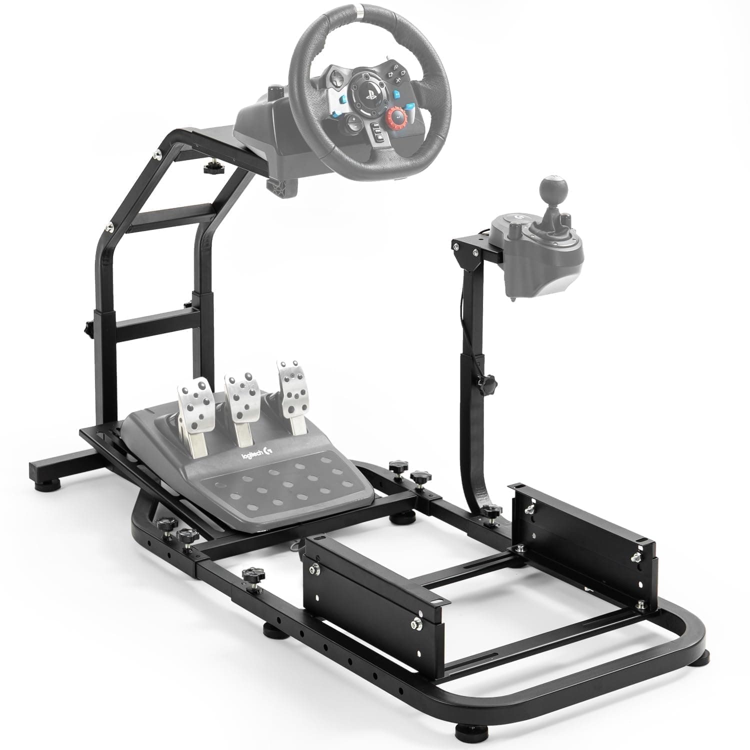 Marada Racing Wheel Stand Racing Simulator Steering Wheel Stand Foldable & Tilt-Adjustable for G29 G920 T300RS T150 PS4 Xbox Wheel,Pedals & Seat NOT Included