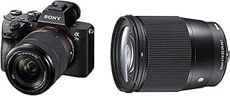 Sony Alpha A73 With 28-70mm Lens Full Frame Mirrorless Camera Ilce7M3K With Sigma 16mm F/1.4 Dc Dn Contemporary Lens For Sony E