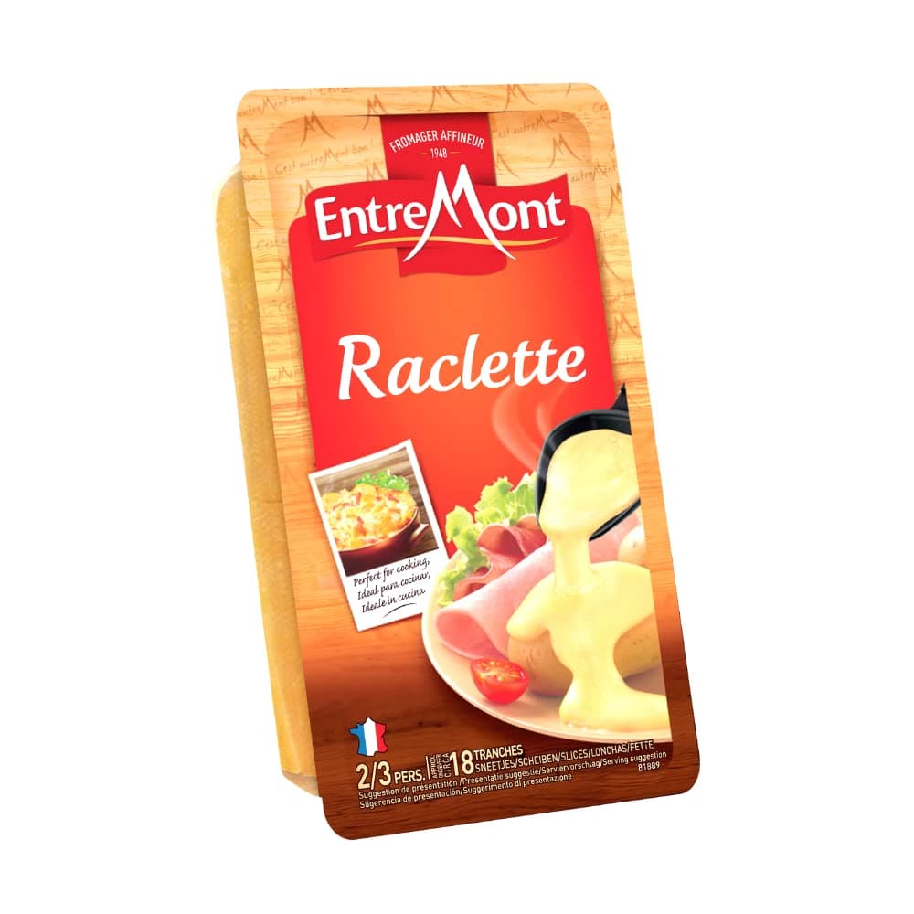 BONNEBOUFFE Sliced Raclette 400g