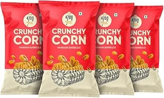 Crunchy Corn, Hawaiian Barbeque,180 Gram (Pack of 4 X 45g) (weight may vary)