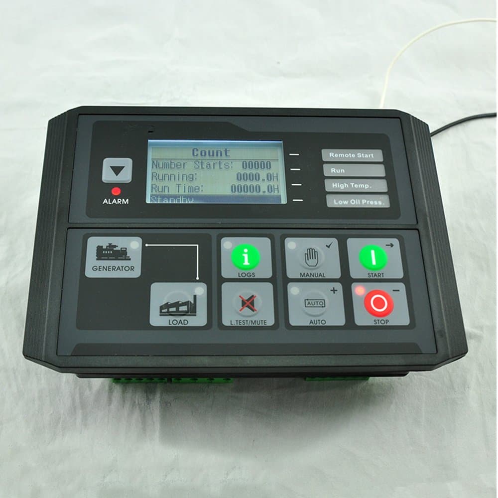 DC40D-MK3 Diesel/Gasoline/Gas Genset Generator Engine Controller Manual/Auto Remote Start ATS Control Module DC 8-36V