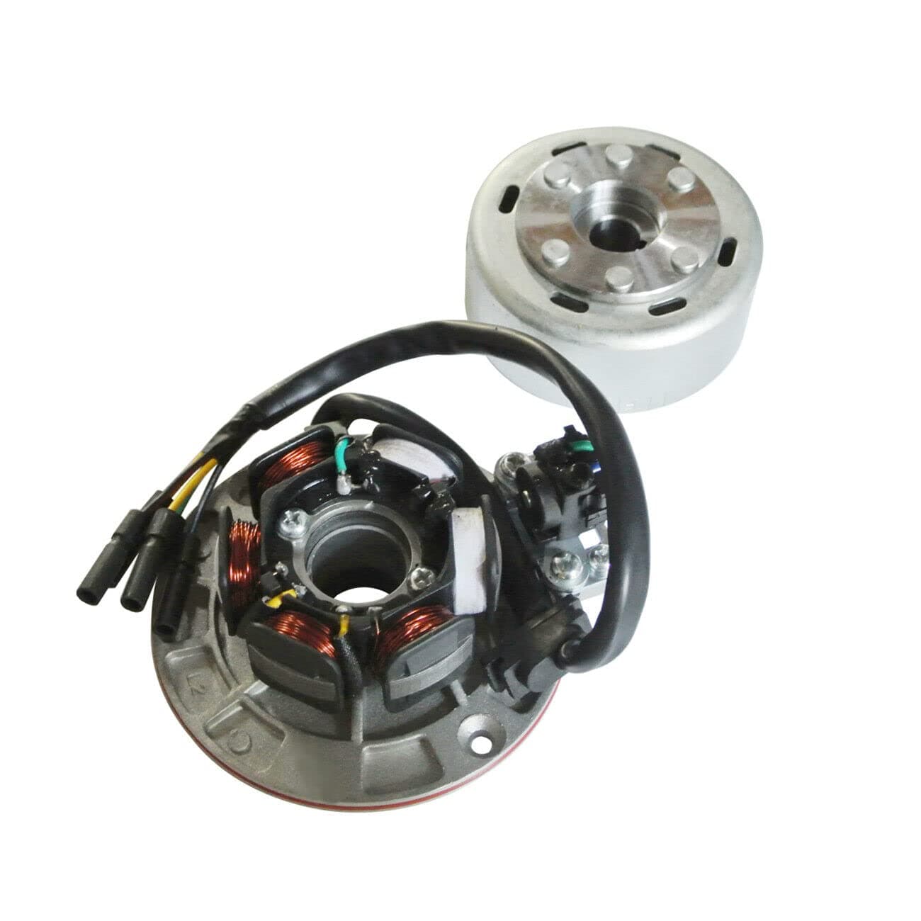 Replace Parts for Machine Magneto Stator Plate Flywheel Roller for YX 150cc 160cc Trail Dirt Bike