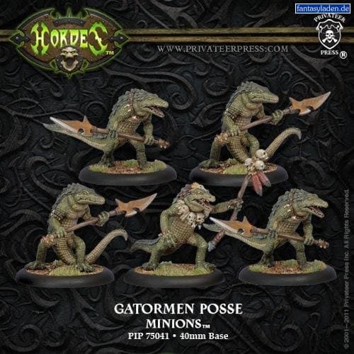 Privateer Press Miniatures Gatorman Posse (5)