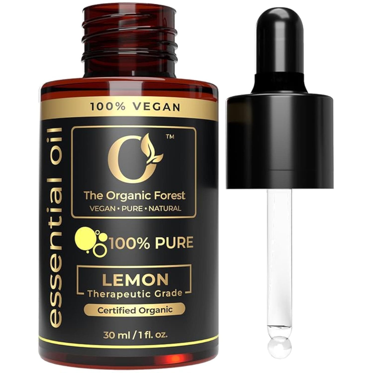 100% Plant Based Lemon Essential Oil for Skin, Hair, Diffusers & Aromatherapy | Pure and Natural Lemon Oil for Acne, Skin Care & Cleaning | Nimbu Ka Tel |