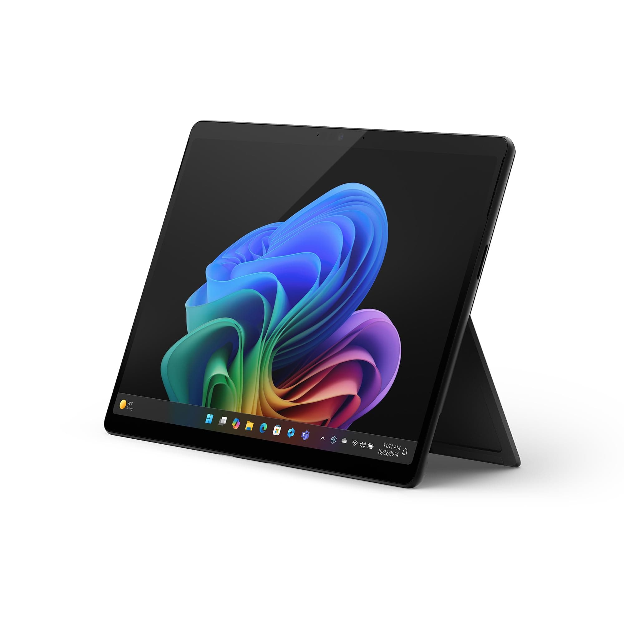 Surface Pro (power supply included) | Copilot+ PC | 13” OLED Touchscreen | Snapdragon® X Elite (12 cores) | 16GB Memory | 256GB SSD | Device only | 2024 Model, 11th Edition | Black