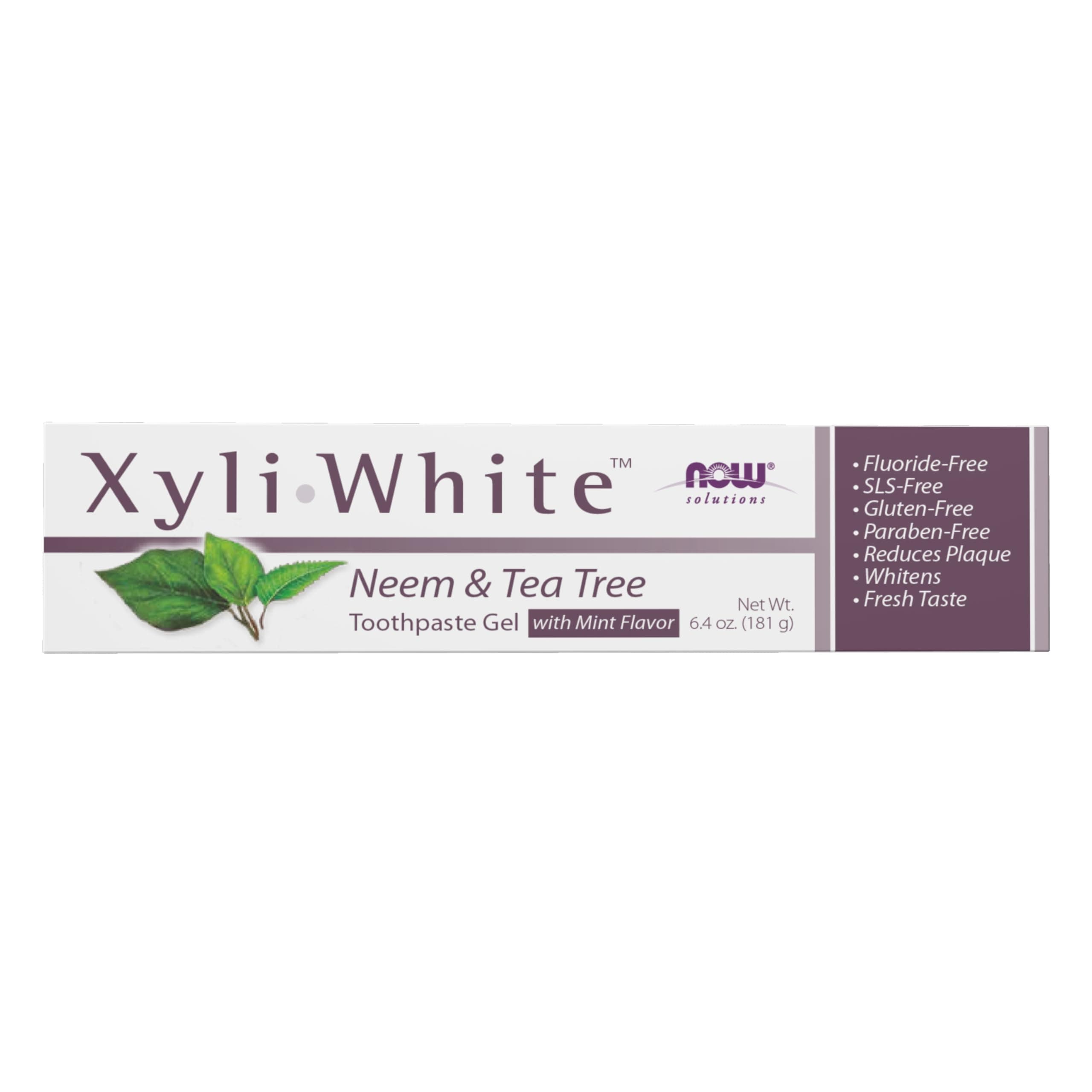 Xyliwhite Neem and Tea Tree Toothpaste Gel with Mint Flavour, 6.40 oz.