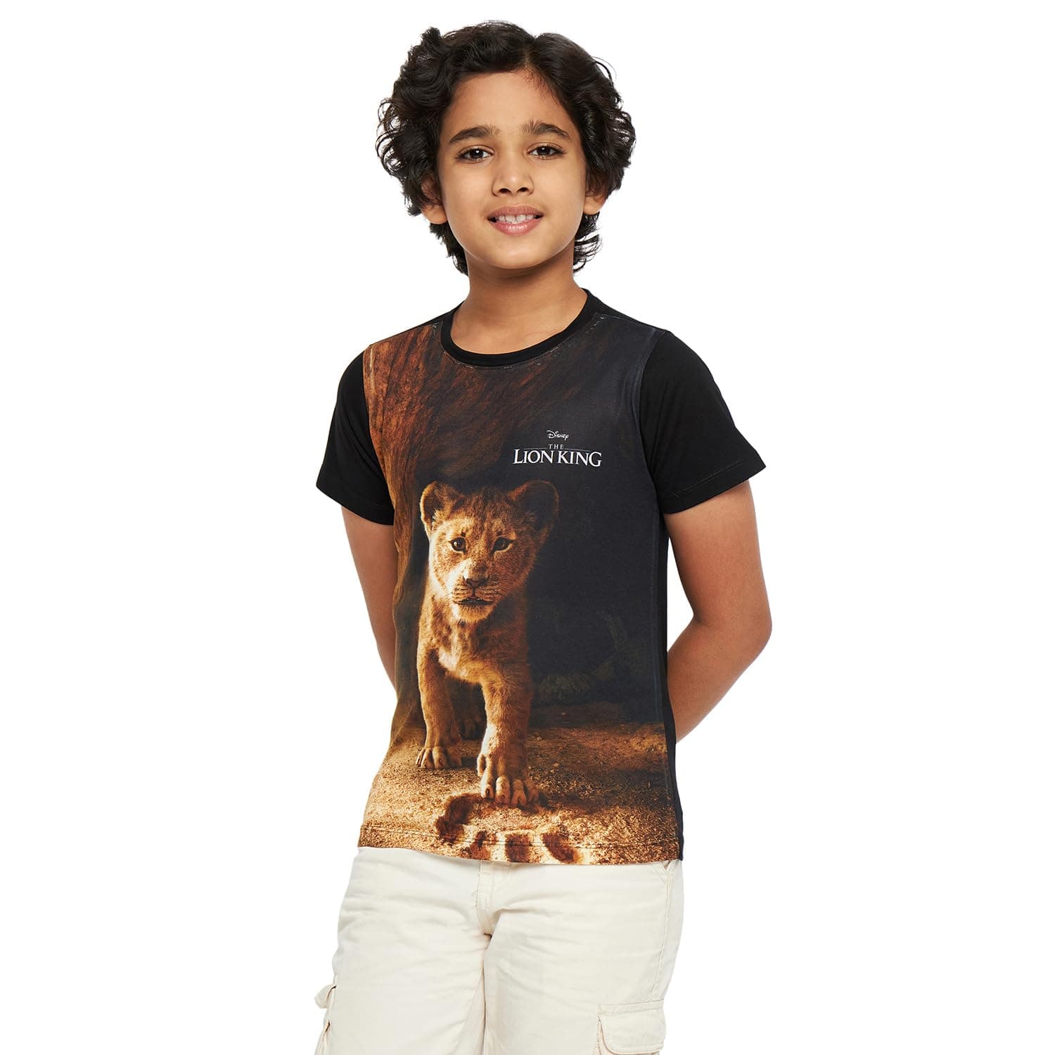 wear your mind Boy's Solid Regular Fit T-Shirt
