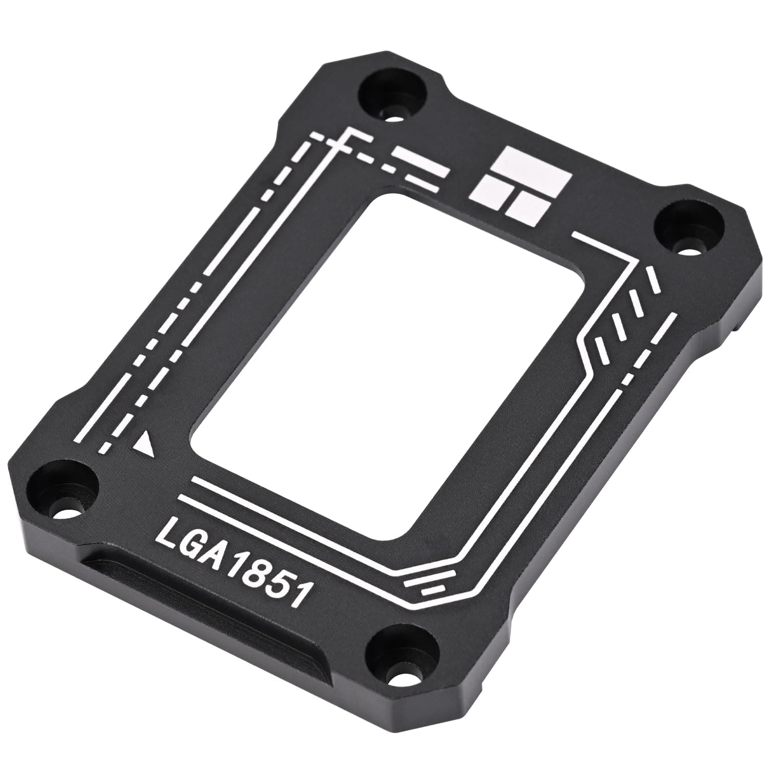LGA1851 CPU Contact Frame - 2.1" L x 2.76" W x 0.246" H, Aluminum Alloy, Compatible With Intel Core Ultra Series CPU LGA1851 Sockets, Desktop