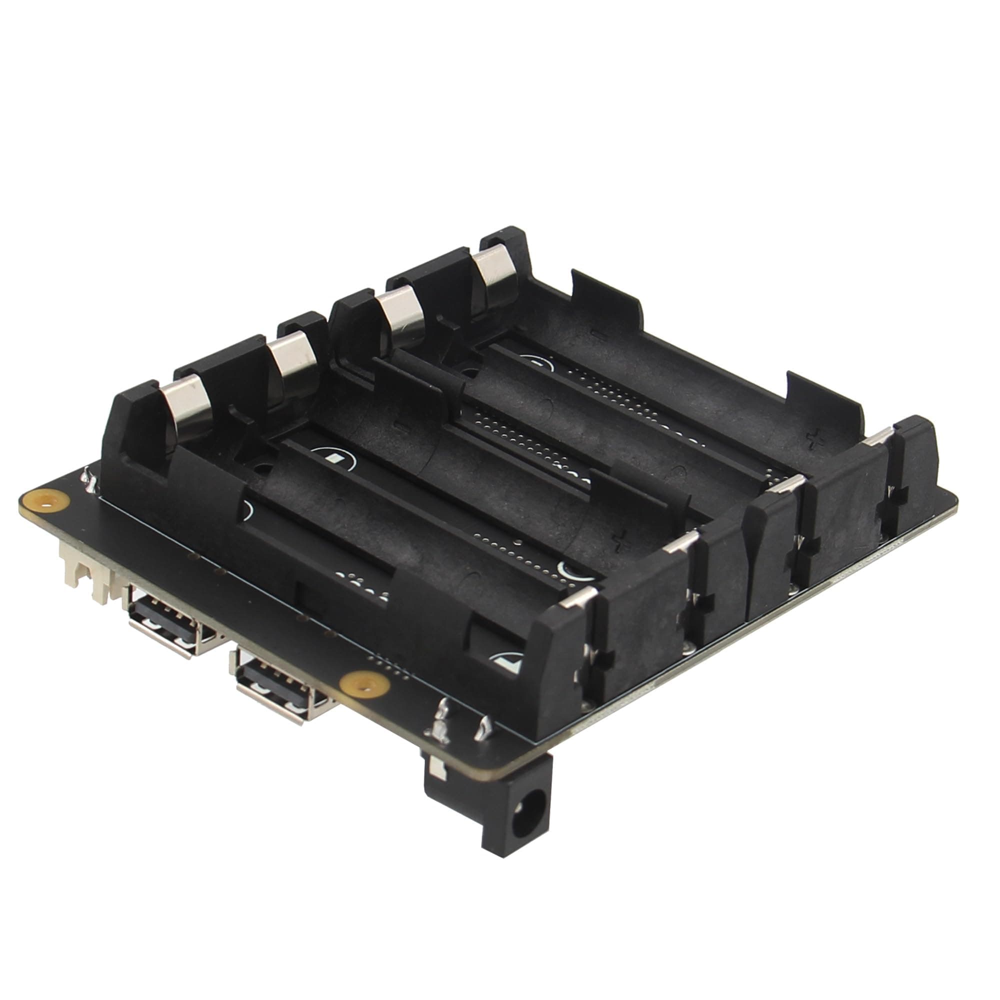 Geekworm X1202 4-Cell 5V UPS for Shiled Raspberry Pi 5 | Max 5.1V 5A Output | Wide 6-18V Input | Auto Power On | Safe Shutdown | Power Loss Detection