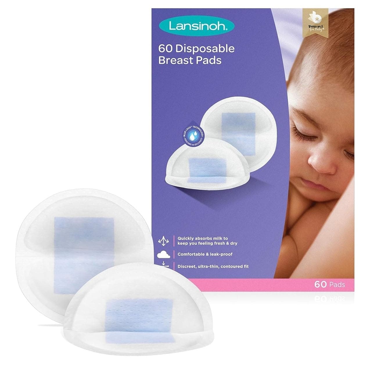 Lansinoh Disposable Nursing Pads 60 Count Box