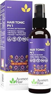 Avimee Herbal Hairtone PV 1 Scalp Tonic | Natural DHT Blocker | Hair Serum for Hair fall Control | With Rosemary, Saw Palmetto, Amla, Methi & Bhringraj Extracts | Serum For Men & Women | 100 ml