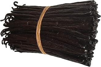 Madagascar Vanilla Beans Grade A Bourbon Fresh 6"-8" (1/2Lb) for Extract, Cooking Baking by VANILLA| 0.5 Pound (.5lb/8 oz) Bulk NON-GMO Whole Gourmet Natural Pods
