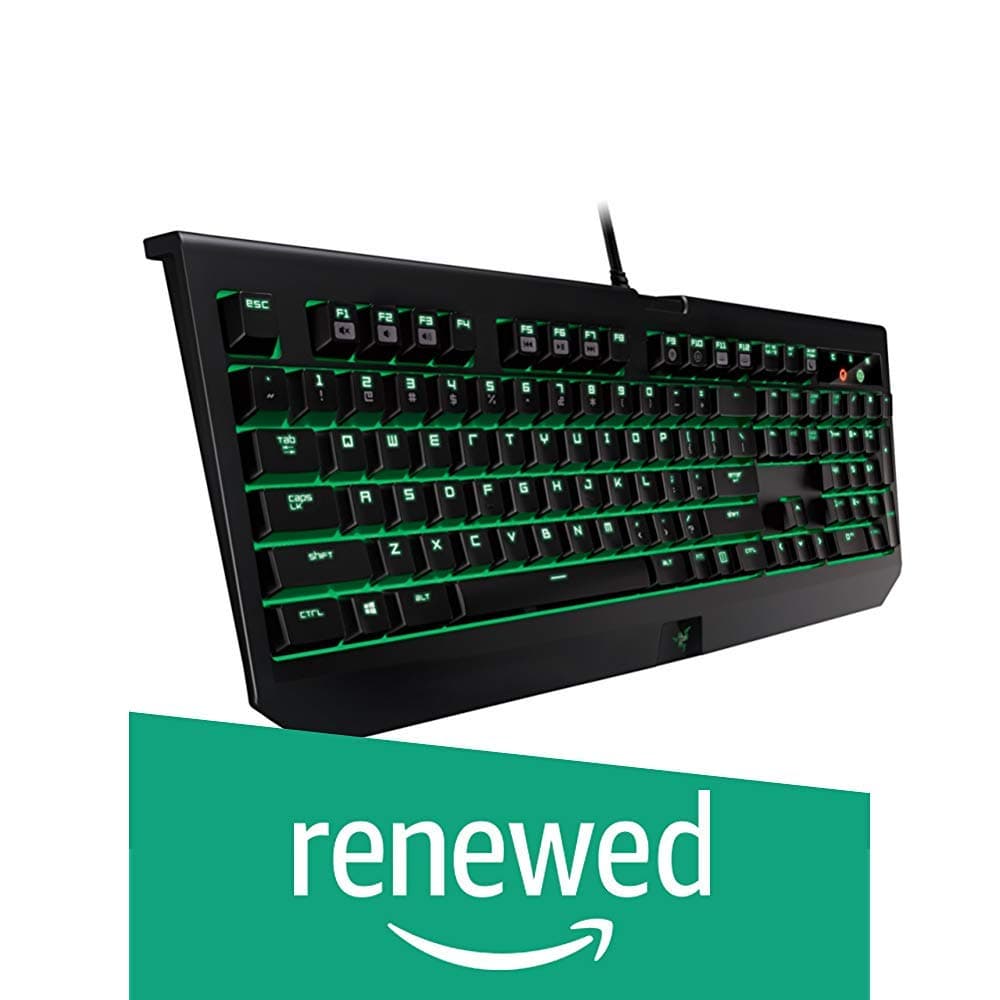 Razer Blackwidow Ultimate 2016 - Backlit Mechanical Gaming Keyboard with 10 Key Rollover (Renewed)