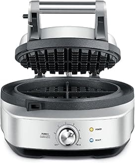 Sage - The No-Mess Belgian Waffle Maker with 7 Shade Settings - UAE Version, 2 Year Manufacturer Warranty