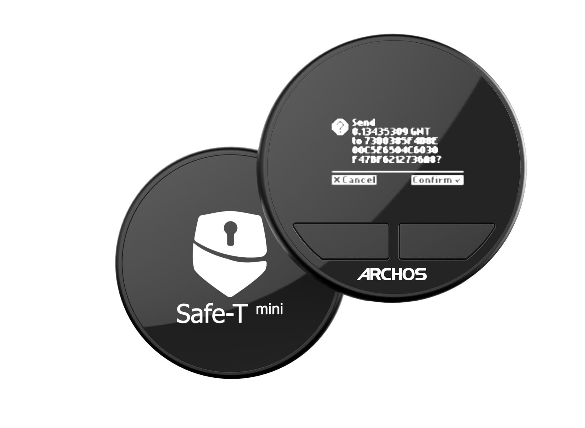 ARCHOS Safe -T Mini/A Hardware Wallet to protect your crypto-currencies - Compatible with Bitcoin, Bitcoin , Bitcoin Gold, Dash, Litecoin, Ethereum, Ethereum Classic and all ERC20 Token