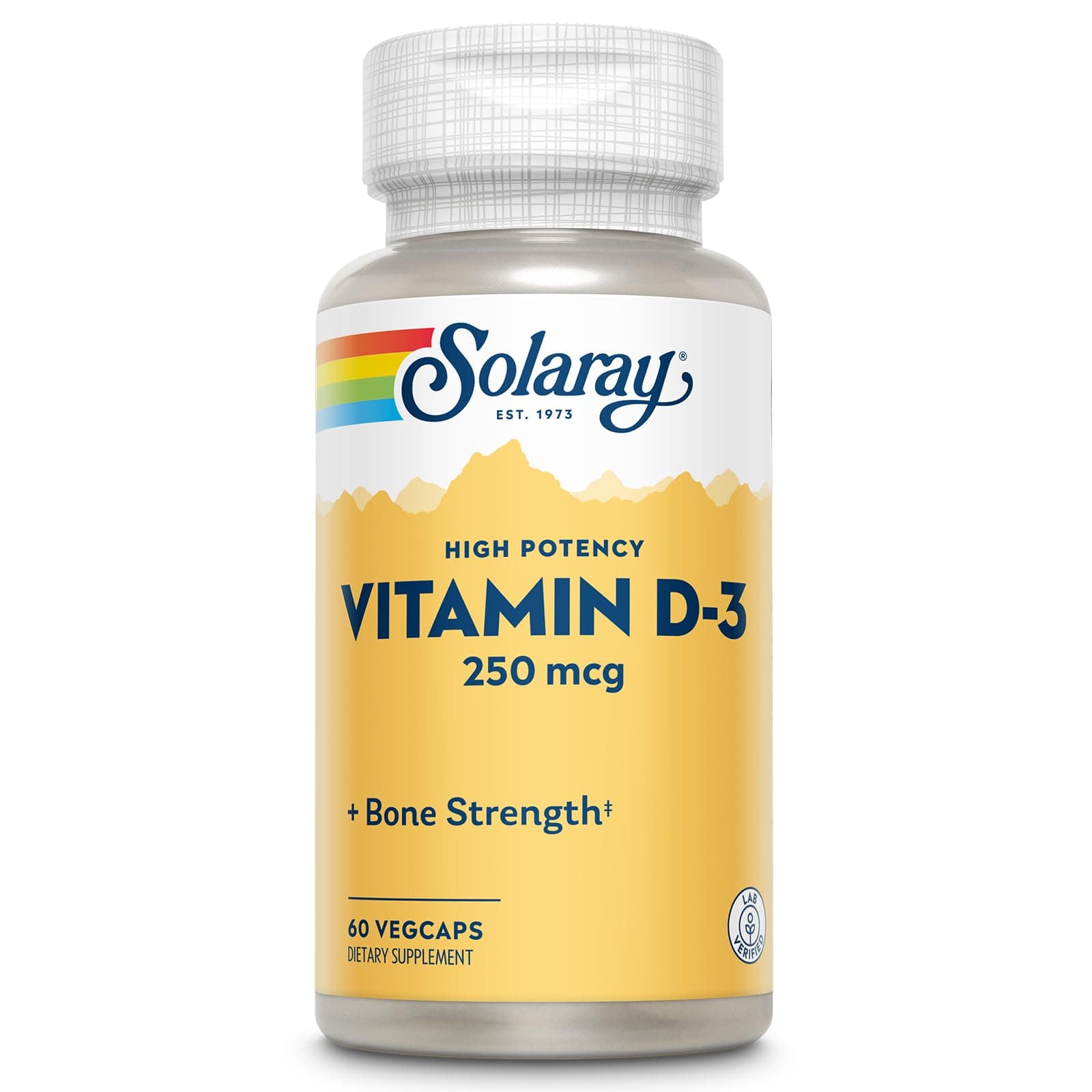 Solaray D3 10,000 LU VCapsules | 60 Count
