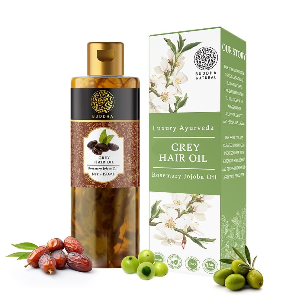 Oil For Greys (150 ml) - Complete Solution For Greys hair - 100% Natural