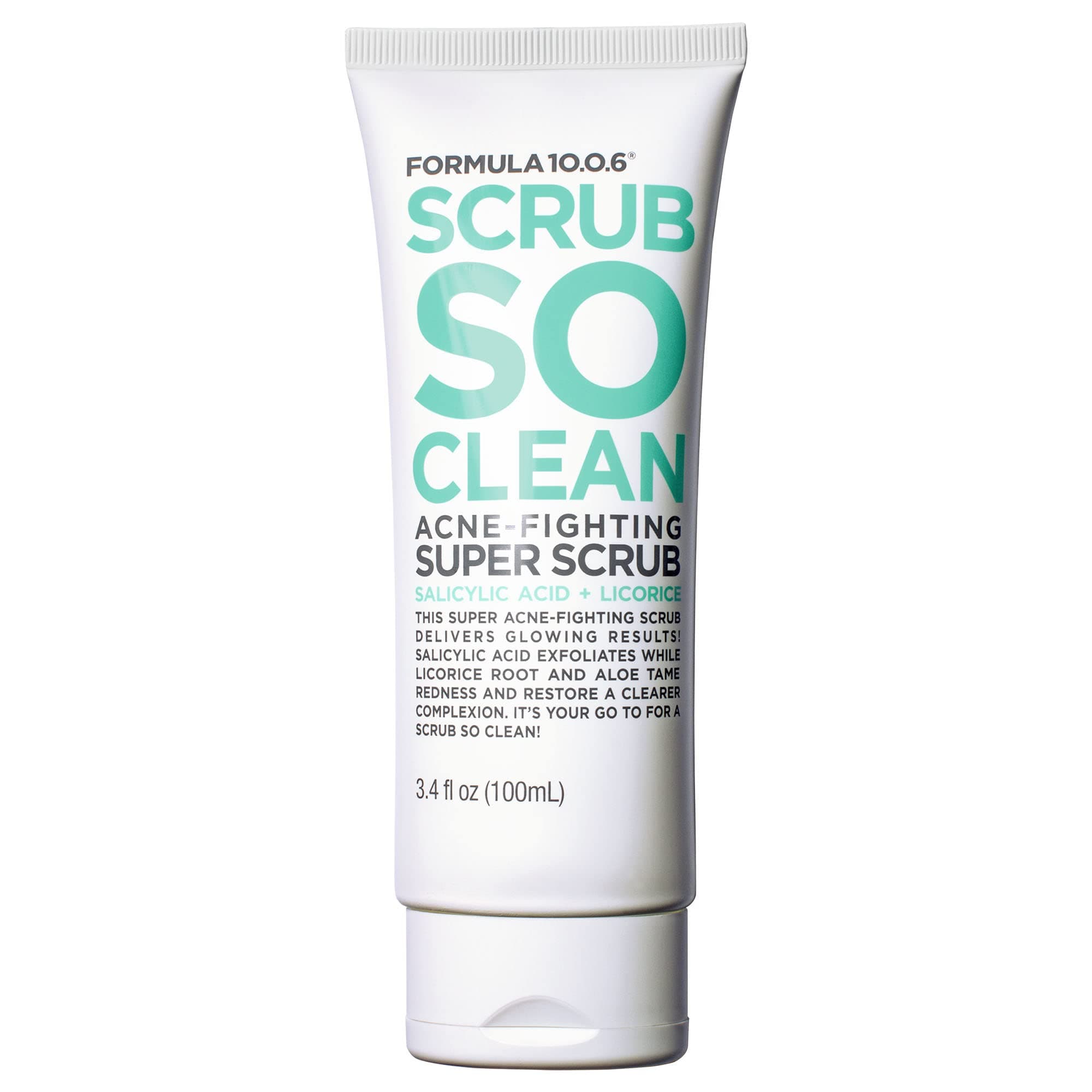 Formula 10.0.6 Scrub So Clean Scrub Acne-Fighting Super Scrub - 3.4 Fl Oz (100ml)