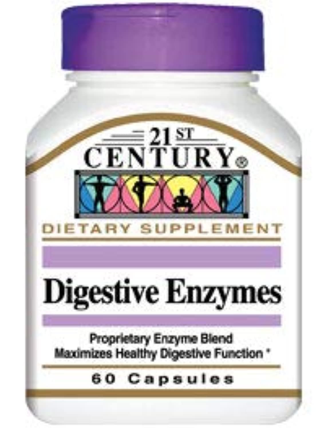21st Century Digestive Enzymes Capsules, 30 Count